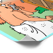 CARTOON SAUNA POSTER Features Toivo & Eino (Ecke)