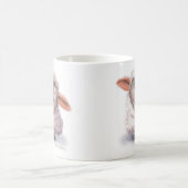 Cartoon-Schaf mit Wattebällen Kaffeetasse (Mittel)