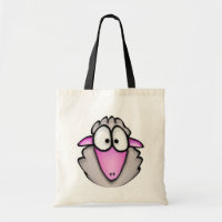 Cartoon-Schaf-Taschen-Tasche