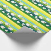 Cartoon-Schaf-Verpackungs-Papier Geschenkpapier (Ecke)