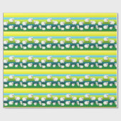 Cartoon-Schaf-Verpackungs-Papier Geschenkpapier (Flach)