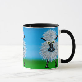 Cartoon-Schafe Tasse