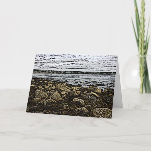 Cartoon schaukelt Gruß-Karte Karte (Vorderseite)