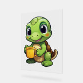 Cartoon-Schildkröte Acrylschild (Winkel)