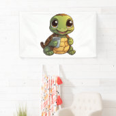 Cartoon-Schildkröte Banner (Insitu)