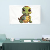 Cartoon-Schildkröte Banner (Messeveranstaltung)