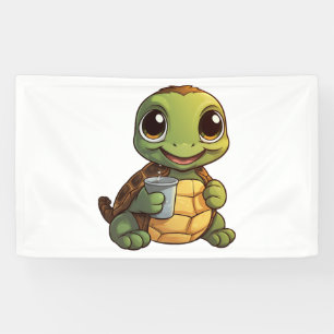 Cartoon-Schildkröte Banner