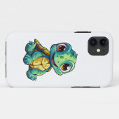 Cartoon-Schildkröte Case-Mate iPhone Hülle (Rückseite (Horizontal))