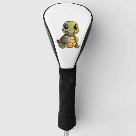 Cartoon-Schildkröte Golf Headcover (Vorderseite)