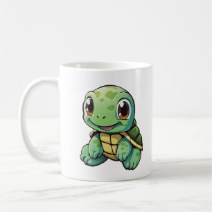 Cartoon-Schildkröte Kaffeetasse