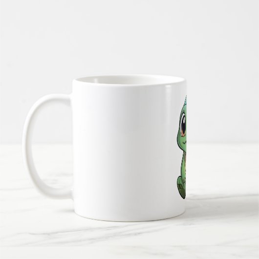 Cartoon-Schildkröte Kaffeetasse (Links)