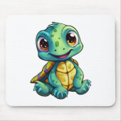Cartoon-Schildkröte Mousepad (Vorne)