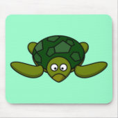 Cartoon-Schildkröte Mousepad (Vorne)