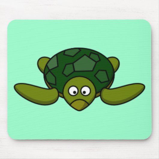 Cartoon-Schildkröte Mousepad (Vorne)