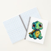Cartoon-Schildkröte Notizblock (Innenseite)