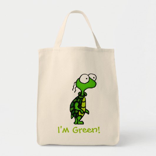 Cartoon-Schildkröte Tragetasche (Vorne)