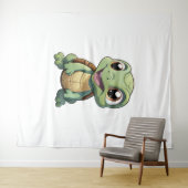 Cartoon-Schildkröte Wandteppich (Beispiel (Horizontal))