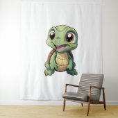 Cartoon-Schildkröte Wandteppich (Beispiel)