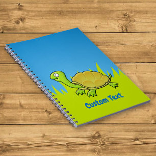 Cartoon-Schildkröten-Notizbuch Notizblock