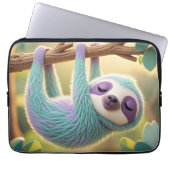 Cartoon-Schlampe, die von einem Zweig auf dem Kopf Laptopschutzhülle (Vorderseite)