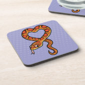 Cartoon-Schlange Untersetzer (Linke Seite)