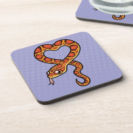 Cartoon-Schlange Untersetzer (Linke Seite)