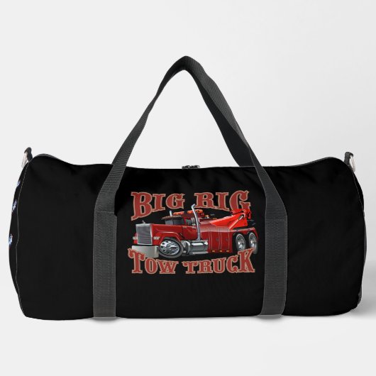 Cartoon Schlepper "Big Rig" Duffle Bag (Vorderseite)