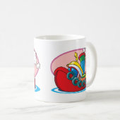 Cartoon-Schlepper Kaffeetasse (VorderseiteRechts)
