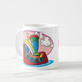 Cartoon-Schlepper Kaffeetasse (Vorderseite Links)