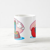 Cartoon-Schlepper Kaffeetasse (Mittel)