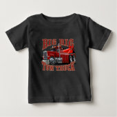 Cartoon-Schleppwagen Baby T-shirt (Vorderseite)