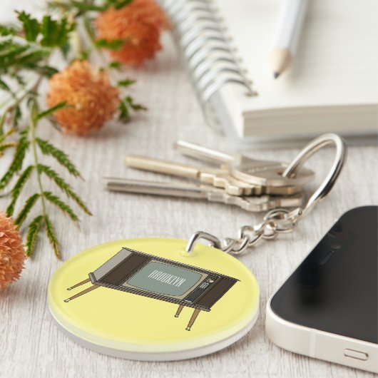 Cartoon Schlüsselanhänger (Vorderseite rechts)