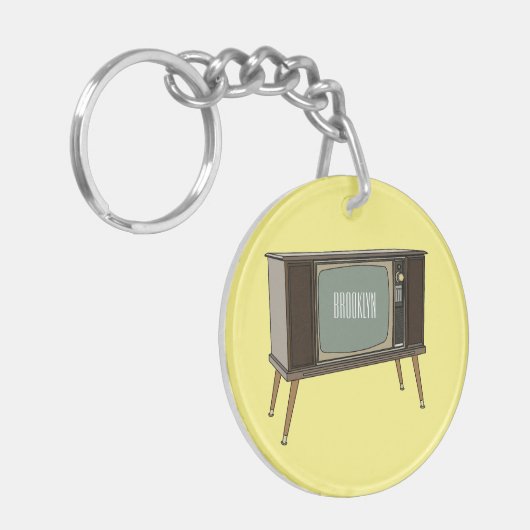 Cartoon Schlüsselanhänger (Vorderseite links)