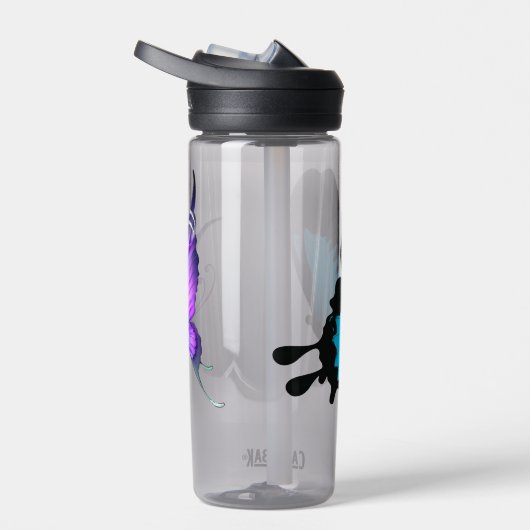 Cartoon Schmetterling 🦋 Wasserflasche Trinkflasche (Rechts)