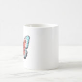 Cartoon-Schmetterlingsdarstellung Kaffeetasse (Mittel)