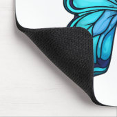 Cartoon-Schmetterlingsdarstellung Mousepad (Ecke)