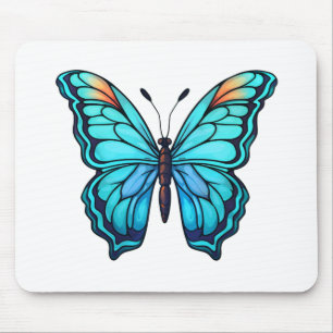 Cartoon-Schmetterlingsdarstellung Mousepad