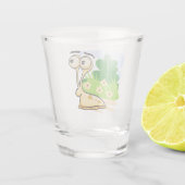 Cartoon Schnapsglas (Rückseite)