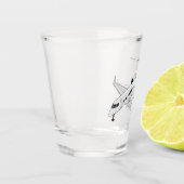 Cartoon Schnapsglas (Links)