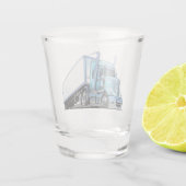 Cartoon Schnapsglas (Rückseite)