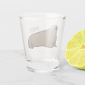 Cartoon Schnapsglas (Rückseite)