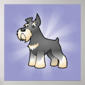 Cartoon Schnauzer Poster (Vorne)