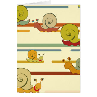 Cartoon-Schnecke-Rennen