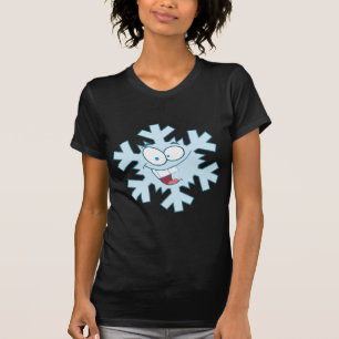 Cartoon-Schneeflocke T-Shirt