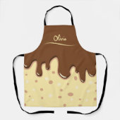 Cartoon Schokolade Tropfbacken Schürze (Vorderseite)