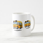 Cartoon School Buses Kaffeetasse (VorderseiteRechts)
