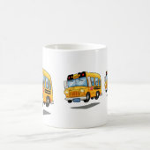 Cartoon School Buses Kaffeetasse (Mittel)