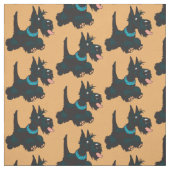 Cartoon-Schotter Stoff (Muster)