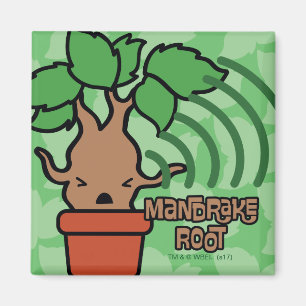 Cartoon-Schrei-Mandrake-Charakter-Art Magnet