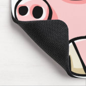 Cartoon-Schwein Mousepad (Ecke)